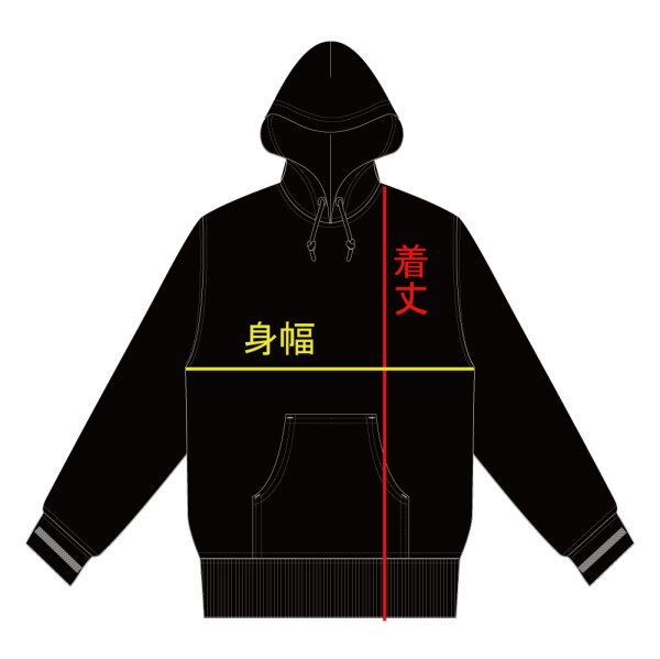 画像12: 送料無料 Lサイズラスト1枚で終了 CYPRESS HILL x POT MEETS POP / Skull & Compass プルオーバーパーカー BLACK (12)