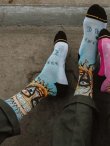 画像1: MERGE4 SOCKS / SUBLIME - SUBLIME SUN BLUE ソックス (1)