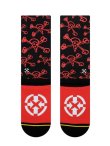 画像12: ラスト2足で終了 MERGE4 SOCKS / PIZZANISTA - Cross Bones ソックス (12)
