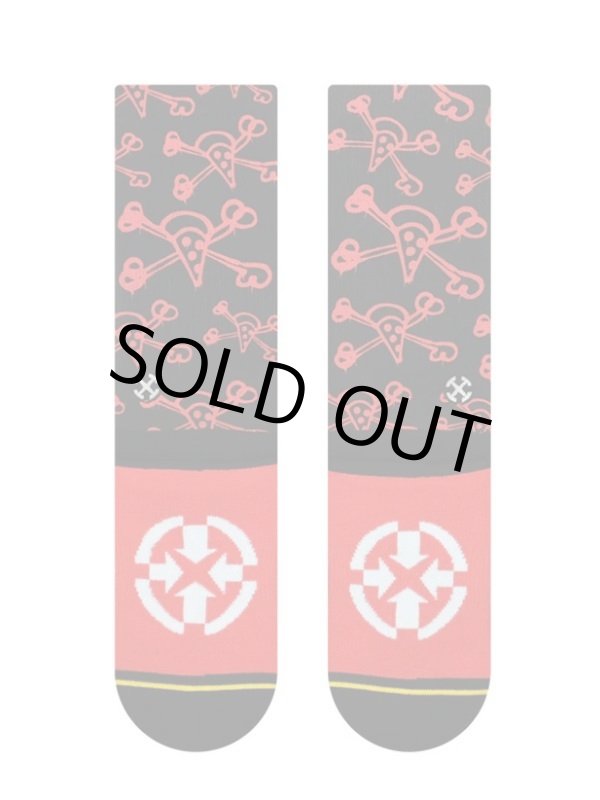 画像12: ラスト2足で終了 MERGE4 SOCKS / PIZZANISTA - Cross Bones ソックス (12)