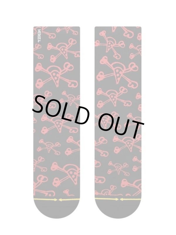 画像11: ラスト2足で終了 MERGE4 SOCKS / PIZZANISTA - Cross Bones ソックス (11)