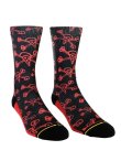 画像10: ラスト2足で終了 MERGE4 SOCKS / PIZZANISTA - Cross Bones ソックス (10)