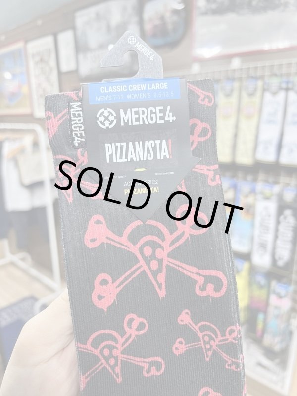 画像7: ラスト2足で終了 MERGE4 SOCKS / PIZZANISTA - Cross Bones ソックス (7)
