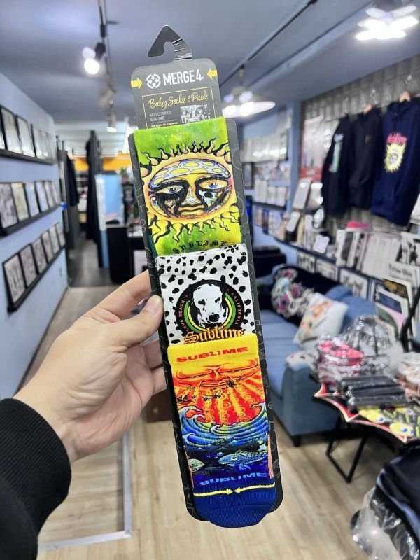 画像1: MERGE4 SOCKS / SUBLIME - ベイビー用ソックス3足ペアセット (40oz Sun/Everything Under the Sun/Went to the Moon) (1)