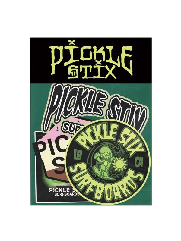 画像2: PICKLE STIX SURFBOARDS (SMELLY by NOFX) / STICKER PACK 4枚入り (2)