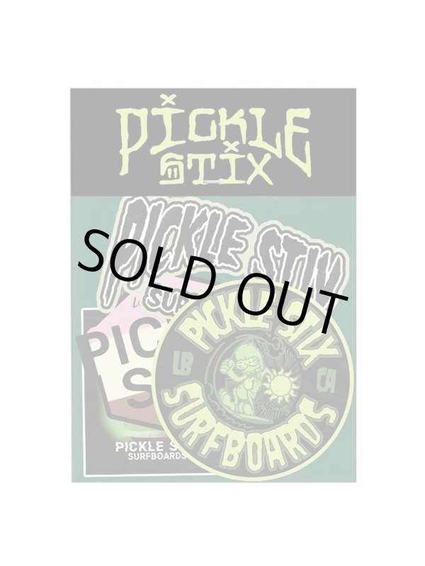 画像2: PICKLE STIX SURFBOARDS (SMELLY by NOFX) / STICKER PACK 4枚入り (2)