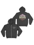 画像15: 送料無料 PICKLE STIX SURFBOARDS (SMELLY by NOFX) / NEAPOLITAN ジップアップパーカー BLACK (15)