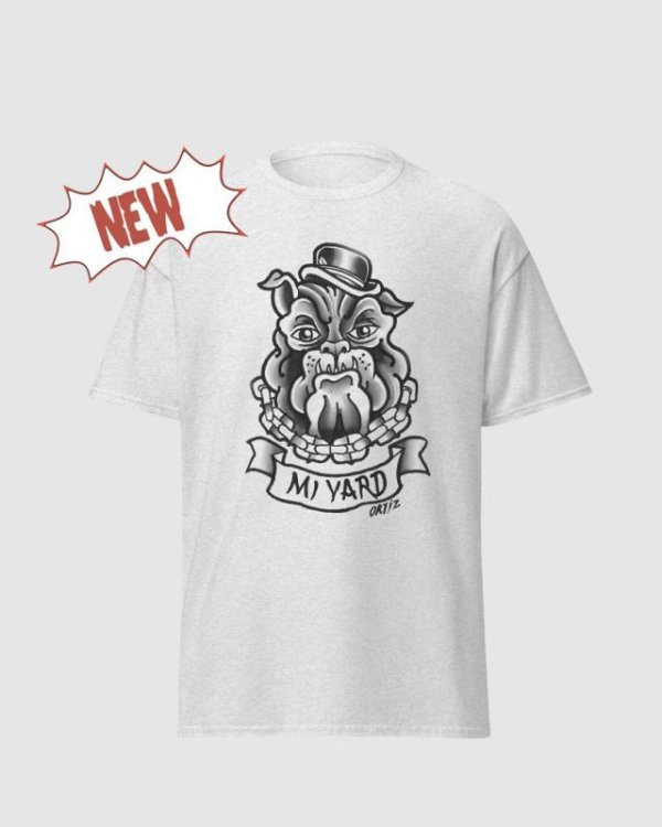 画像6: OPIE ORTIZ / Mi Yard Artwork by Opie Ortiz Tシャツ アッシュ (6)