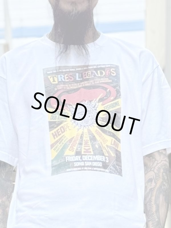画像2: Mサイズラスト1枚で終了 SRH / TRES LEGADOS Anniversary Show Flyer Tシャツ (2)