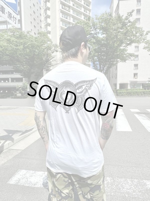 画像2: Lサイズラスト1枚で終了 LONGBEACH DUB ALLSTARS / Butterfly 半袖 Tシャツ WHITE (2)