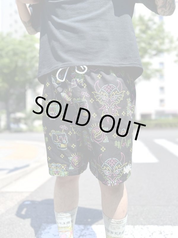 画像5: 6100円OFF 送料無料 Mサイズラスト1枚で終了 EMPYRE / Grow Neon Lights & Black ショーツ　 (5)
