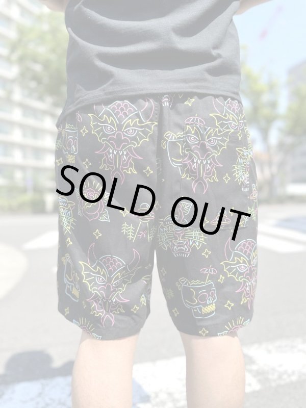 画像9: 6100円OFF 送料無料 Mサイズラスト1枚で終了 EMPYRE / Grow Neon Lights & Black ショーツ　 (9)