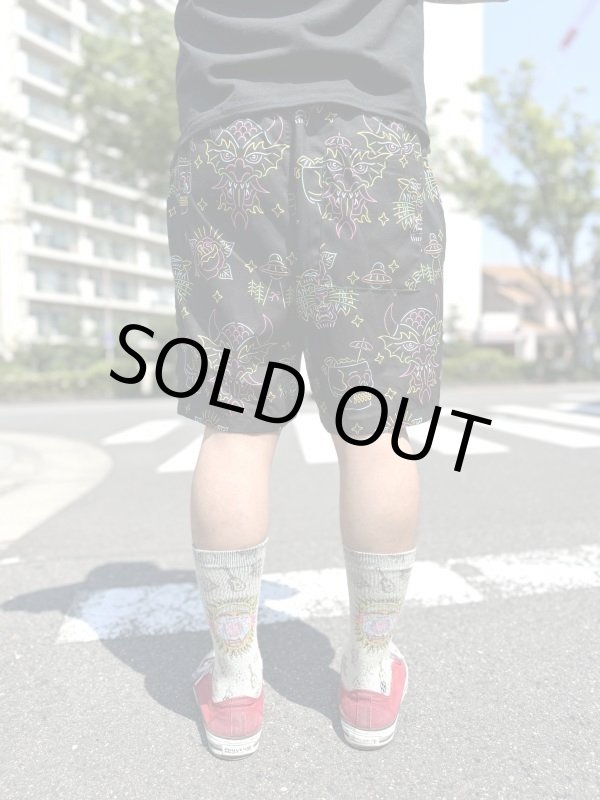 画像7: 6100円OFF 送料無料 Mサイズラスト1枚で終了 EMPYRE / Grow Neon Lights & Black ショーツ　 (7)