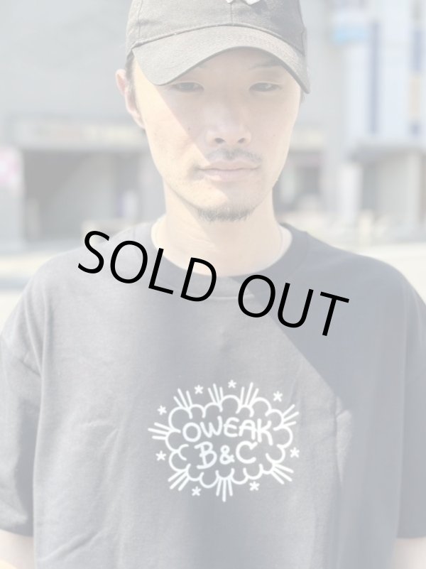 画像4: XLラスト1枚で終了 ”OWEAK x BALL&CHAIN” / PIGS artwork by ILLSYNAPSE コラボ Tシャツ BLACK (4)