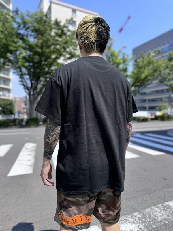 画像5: FUCKIN' MELLOW CLOTHING / BALL&CHAIN artwork by PICTURE MOUSE 半袖 Tシャツ BLACK (5)