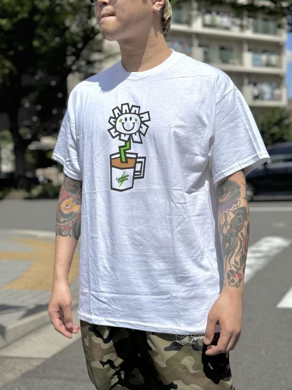 画像3: 売り切れ次第廃番 GREEN DAY OAKLAND COFFEE WORKS / FLOWER POT Tシャツ WHITE (3)