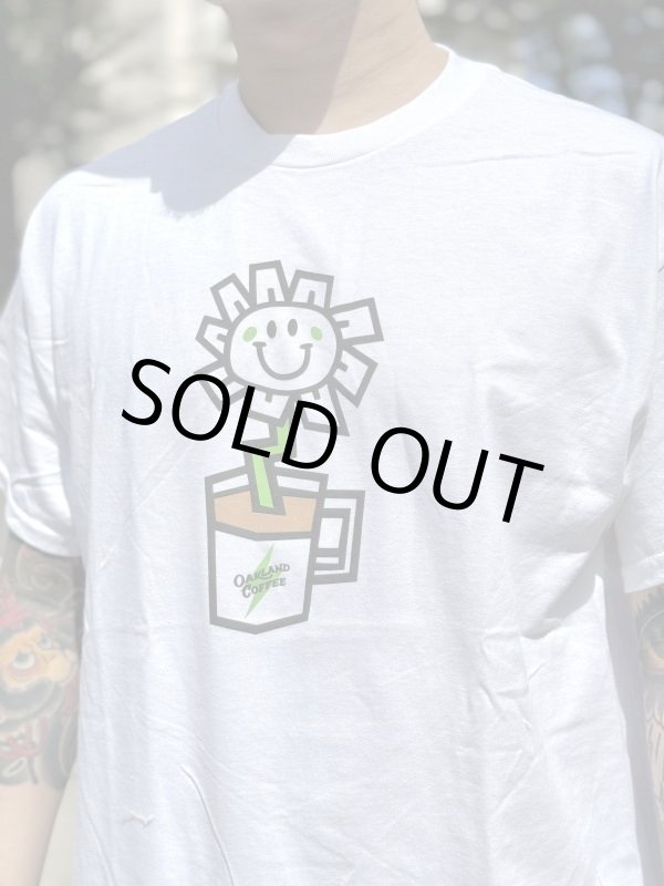 画像1: 1950円OFF 売り切れ次第廃番 Youth Lサイズラスト1枚で終了 GREEN DAY OAKLAND COFFEE WORKS / FLOWER POT Tシャツ WHITE (1)