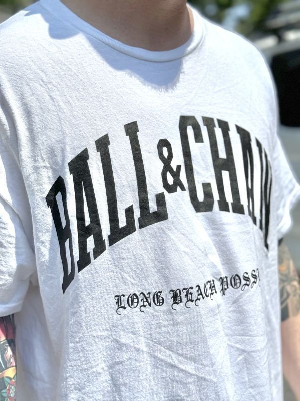 画像2: FUCKIN' MELLOW CLOTHING / Long Beach Posse artwork by PICTURE MOUSE 半袖 Tシャツ WHITE (2)