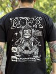 画像3: 送料無料 Sサイズラスト1枚で終了 NOFX / CHIMP Tシャツ ブラック (3)
