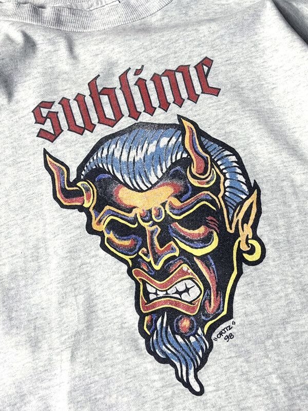 画像12: 送料無料 OPIE ORTIZ x BALL&CHAIN / "ORTIZ" 1998-2024 Reprint Red Devil Tシャツ ホワイト (12)