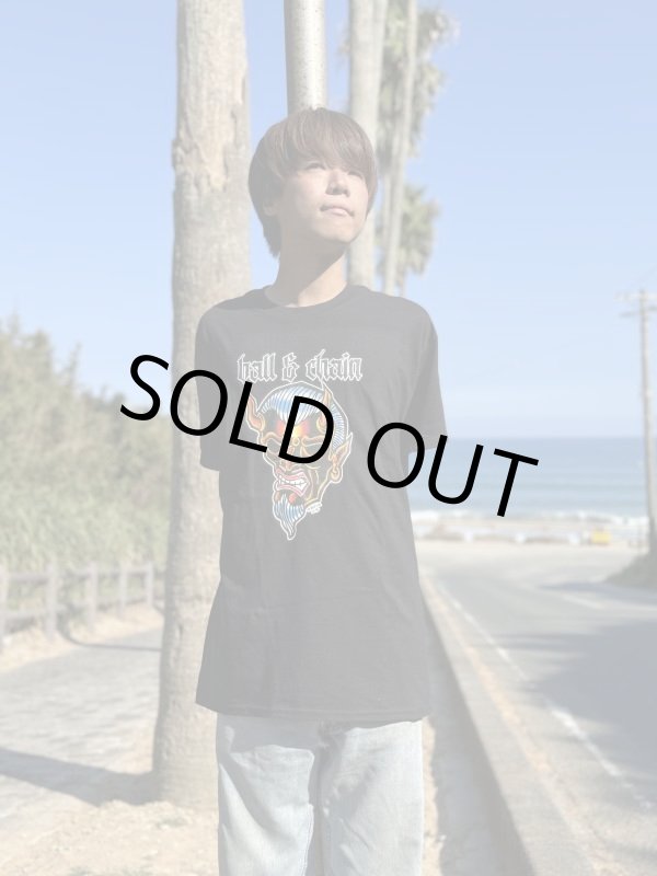 画像6: 送料無料 OPIE ORTIZ x BALL&CHAIN / "ORTIZ" 1998-2024 Reprint Red Devil Tシャツ ブラック (6)