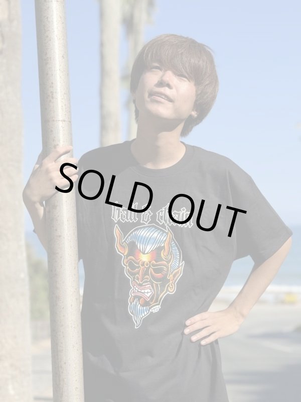 画像5: 送料無料 OPIE ORTIZ x BALL&CHAIN / "ORTIZ" 1998-2024 Reprint Red Devil Tシャツ ブラック (5)