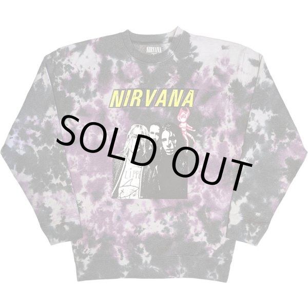 画像9: 送料無料 L、2XLラスト1枚づつで終了 NIRVANA / Flipper タイダイスウェット (9)