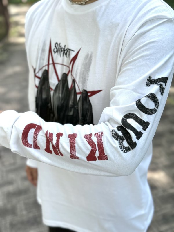 画像7: 送料無料 Lサイズラスト1枚で終了 SLIPKNOT / Shrouded Group 長袖Tシャツ (7)