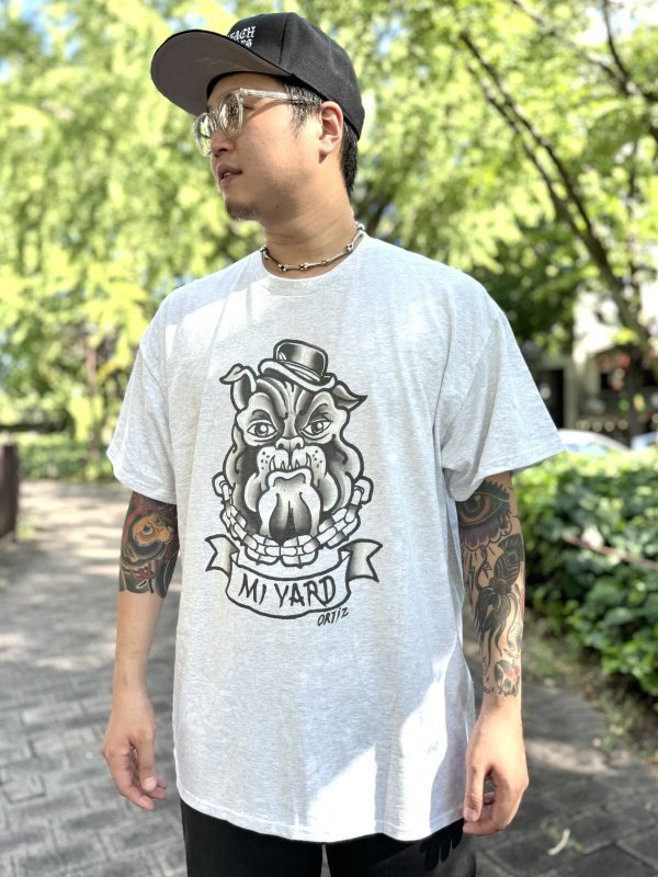 画像8: OPIE ORTIZ / Mi Yard Artwork by Opie Ortiz Tシャツ アッシュ (8)