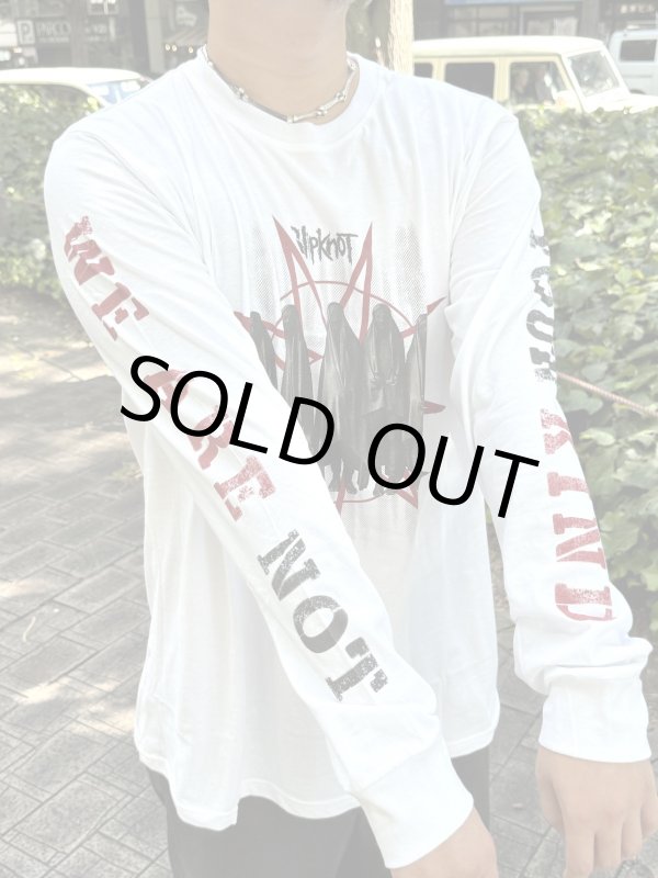 画像5: 送料無料 Lサイズラスト1枚で終了 SLIPKNOT / Shrouded Group 長袖Ｔシャツ (5)