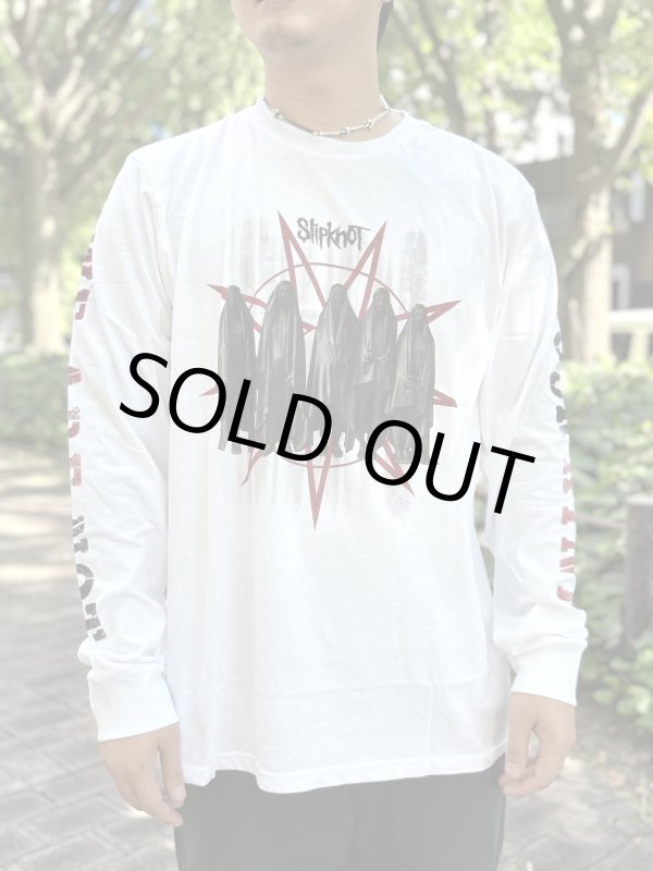 画像1: 送料無料 Lサイズラスト1枚で終了 SLIPKNOT / Shrouded Group 長袖Ｔシャツ (1)