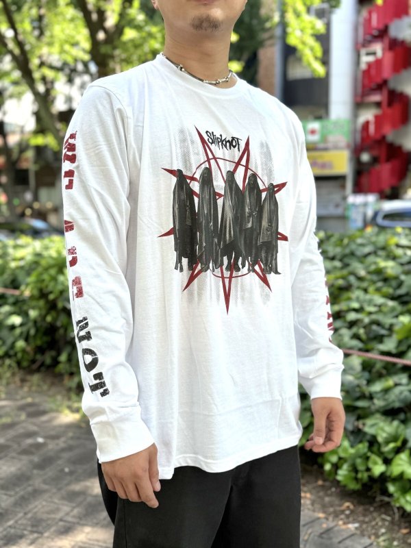 画像4: 送料無料 Lサイズラスト1枚で終了 SLIPKNOT / Shrouded Group 長袖Tシャツ (4)
