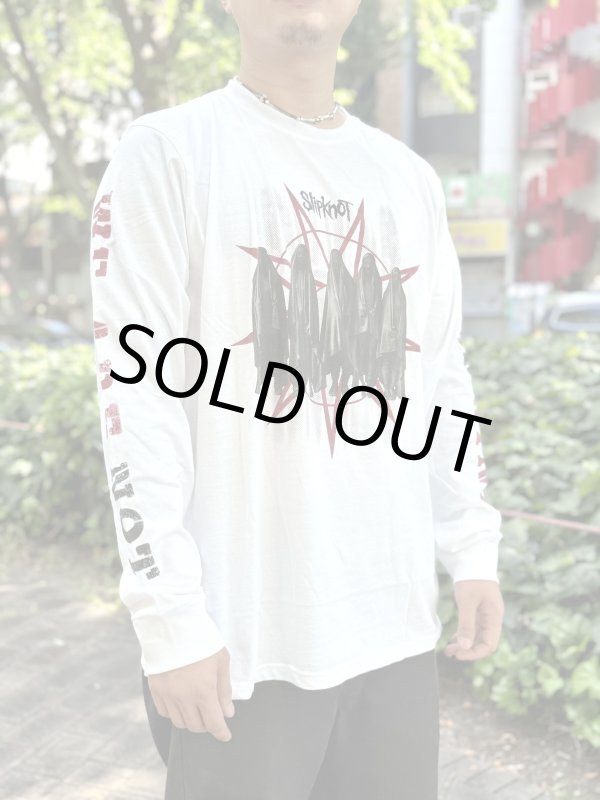 画像4: 送料無料 Lサイズラスト1枚で終了 SLIPKNOT / Shrouded Group 長袖Ｔシャツ (4)