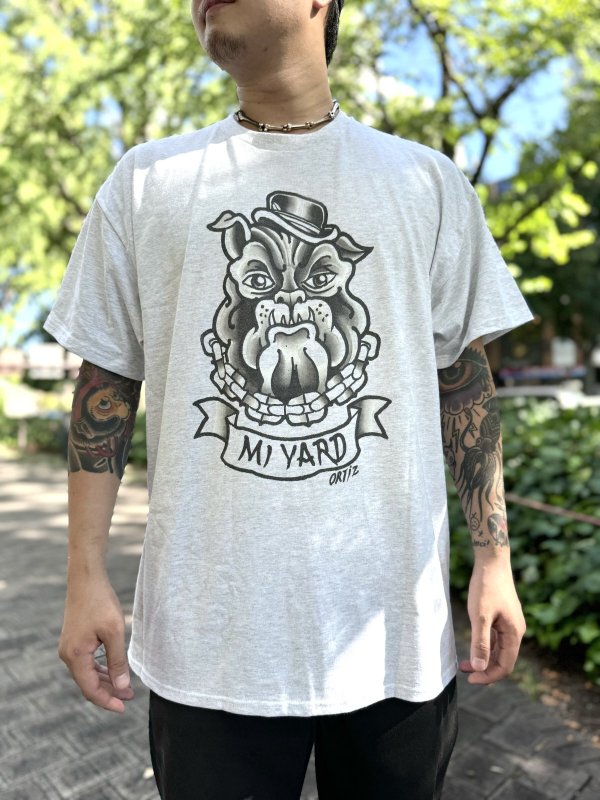 画像5: OPIE ORTIZ / Mi Yard Artwork by Opie Ortiz Tシャツ アッシュ (5)