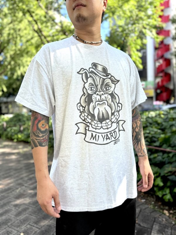 画像11: OPIE ORTIZ / Mi Yard Artwork by Opie Ortiz Tシャツ アッシュ (11)