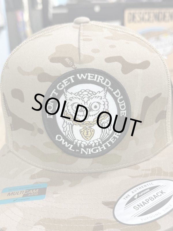 画像3: ラスト1枚で終了 DGWD / OWL NIGHTER スナップバックメッシュキャップ DESERT CAMO (3)