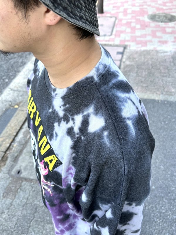 画像4: 送料無料 L、2XLラスト1枚づつで終了 NIRVANA / Flipper タイダイスウェット (4)