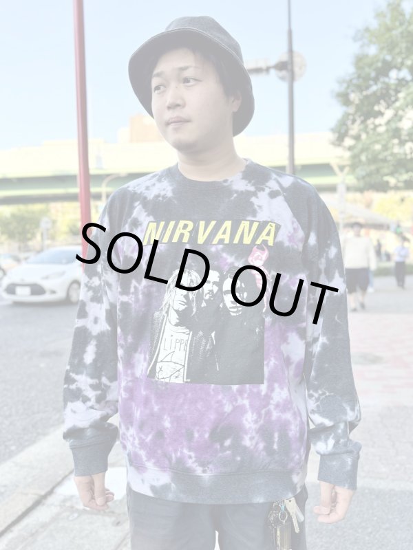 画像2: 送料無料 L、2XLラスト1枚づつで終了 NIRVANA / Flipper タイダイスウェット (2)