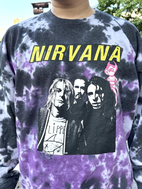 画像3: 送料無料 L、2XLラスト1枚づつで終了 NIRVANA / Flipper タイダイスウェット (3)