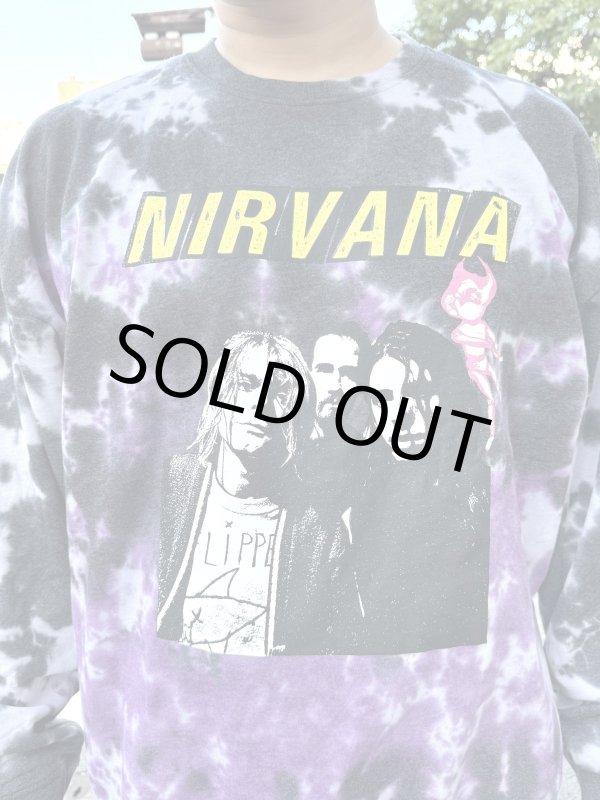 画像3: 送料無料 L、2XLラスト1枚づつで終了 NIRVANA / Flipper タイダイスウェット (3)