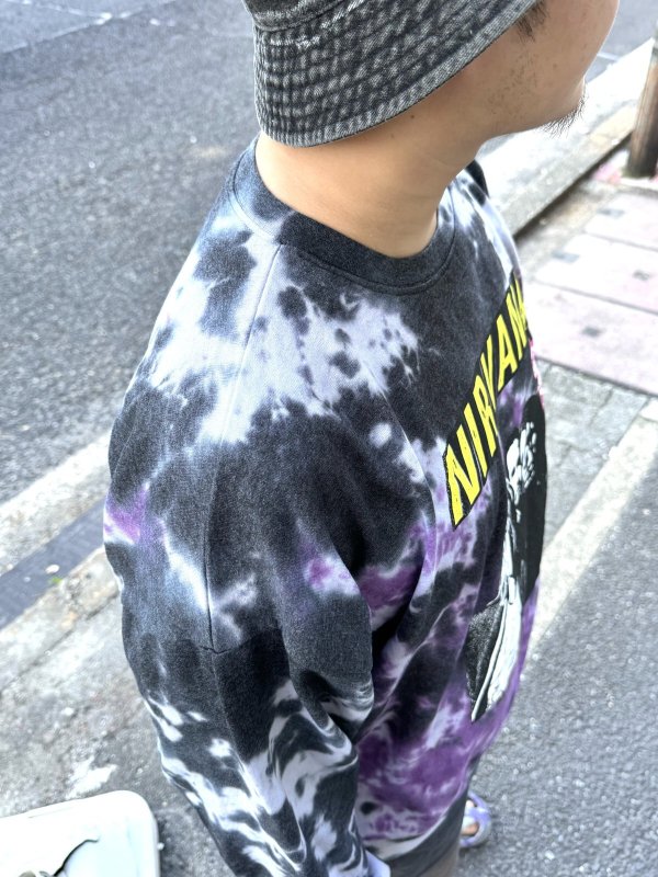 画像5: 送料無料 L、2XLラスト1枚づつで終了 NIRVANA / Flipper タイダイスウェット (5)