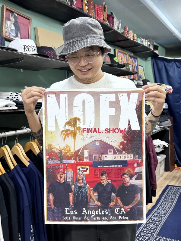 画像2: 送料無料 ラスト3枚で終了 NOFX / San Pedro "The Final Show" Artwork by Mark DeSalvo ポスター (2)