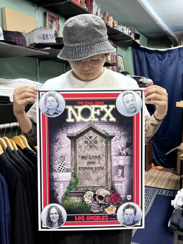 画像2: 送料無料 ラスト4枚で終了 NOFX / San Pedro Day3 Artwork by Toyko Hiro ポスター (2)