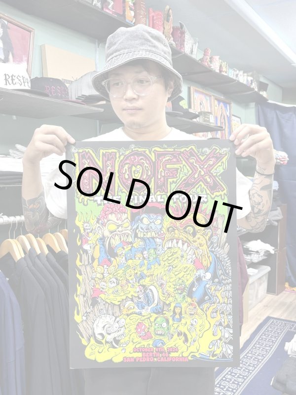 画像2: 送料無料 ラスト1枚で終了  NOFX / San Pedro Day1 Artwork by Dirty Donny シルクスクリーンポスター (2)