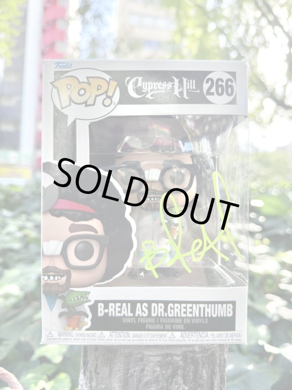 画像2: 送料無料 B-REAL直筆サイン入り ラスト2個で終了 CYPRESS HILL / DR.GREEN THUMB FUNKO POP! フィギュア (2)