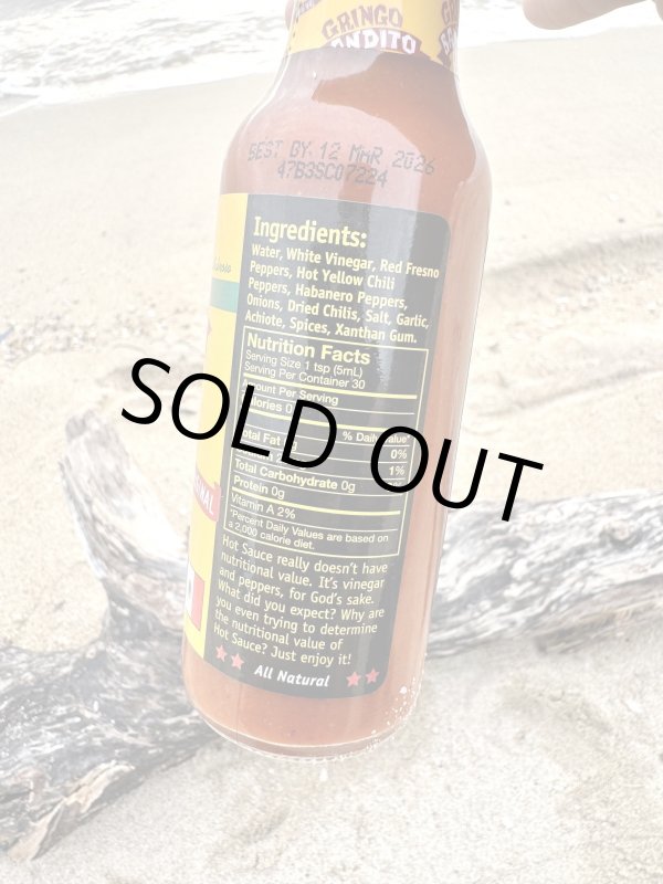 画像4: THE OFFSPRING デクスター監修 1本のみの入荷 GRINGO BANDITO / Hot Sauce オリジナルフレーバー (4)