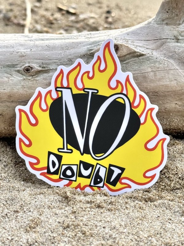 画像1: NO DOUBT / Fire Logo ステッカー (1)
