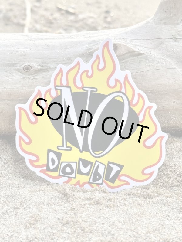 画像1: NO DOUBT / Fire Logo ステッカー (1)