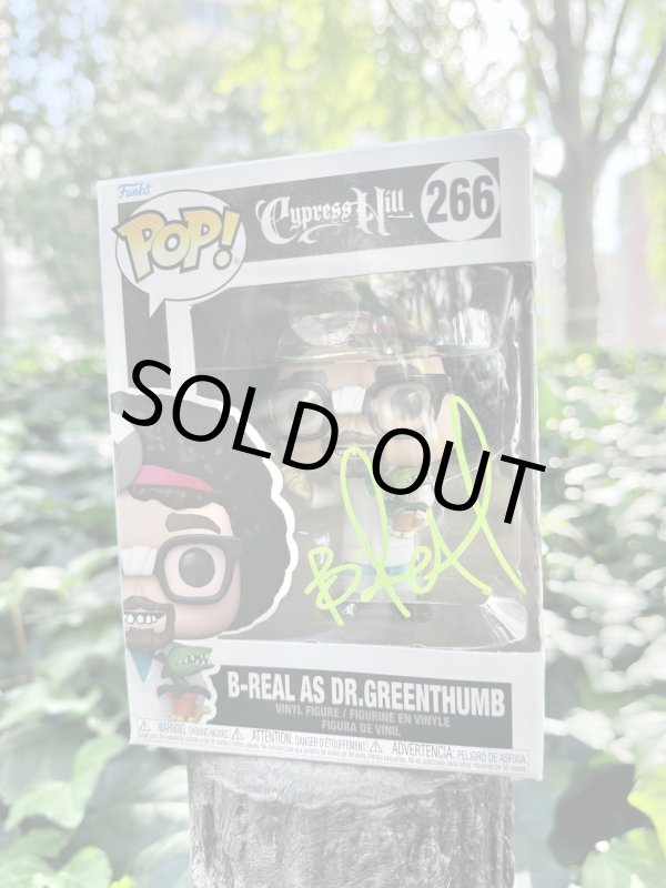 画像1: 送料無料 B-REAL直筆サイン入り ラスト2個で終了 CYPRESS HILL / DR.GREEN THUMB FUNKO POP! フィギュア (1)