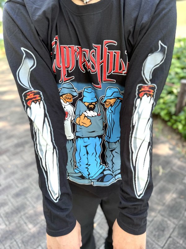 画像5: 送料無料 CYPRESS HILL / Blunted 長袖Tシャツ ブラック (5)